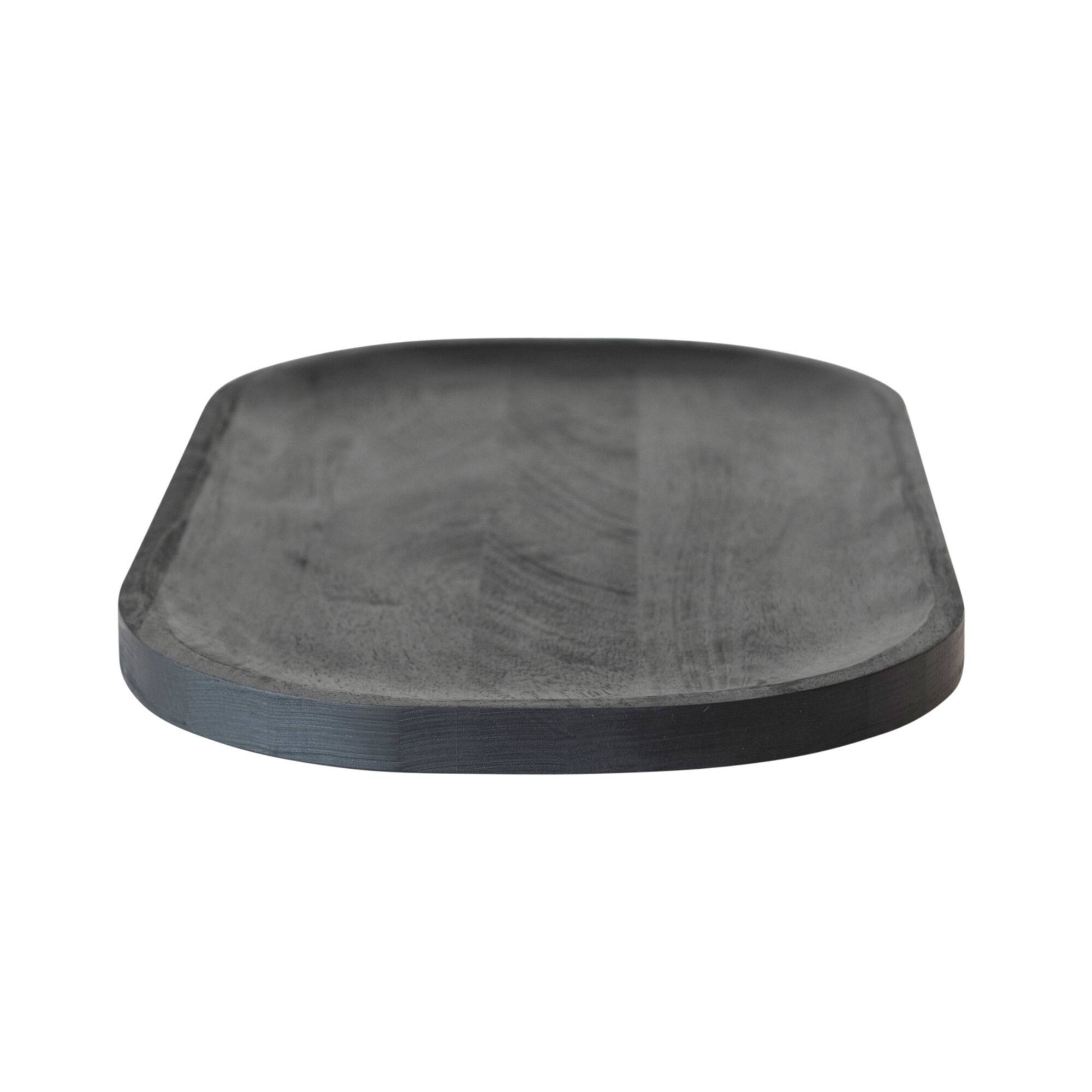 Hello Honey® 20" Wide Black Mango Wood Serving Board